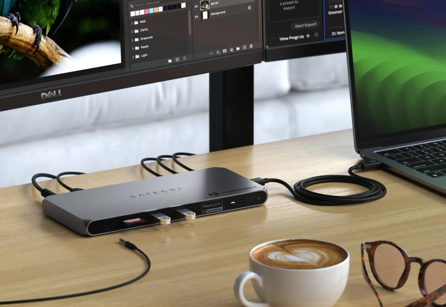 Satechi Thunderbolt 4 DisplayLink dock