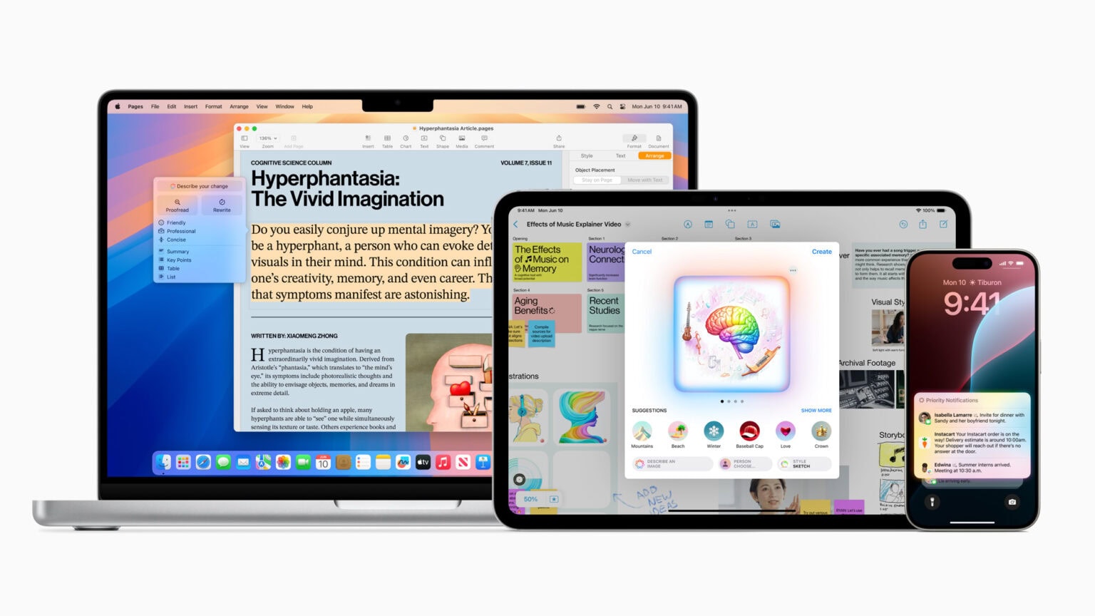 Apple Intelligence on iPhone, iPad, and macOS. Is your gear on the list of supported devices for iOS 18, iPadOS 18, macOS Sequoia and watchOS 11?