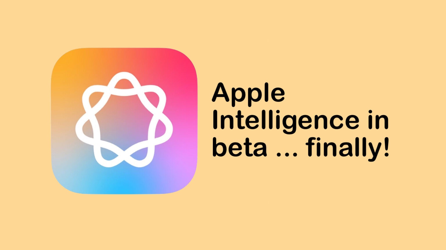 Apple Intelligence in beta