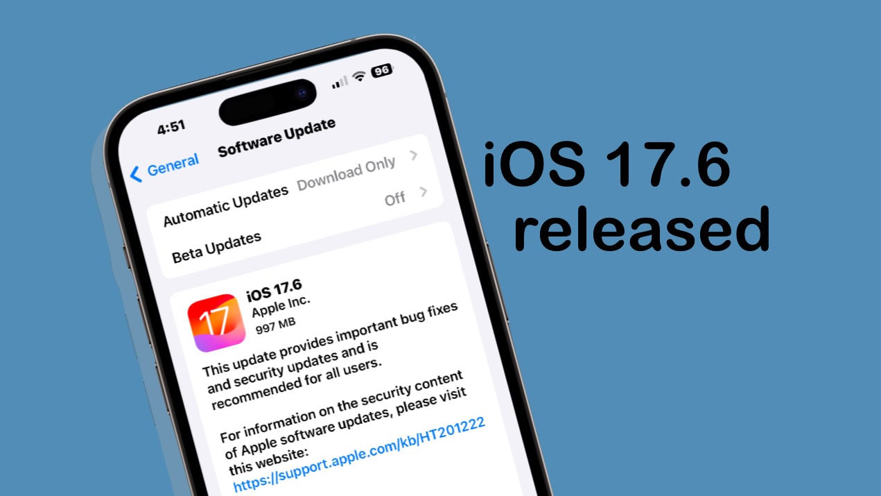 iOS 17.6 joins multiple other Apple OS updates