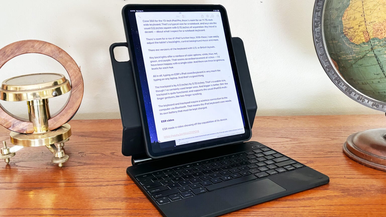 ESR Rebound Magnetic Keyboard Case 360 for iPad review