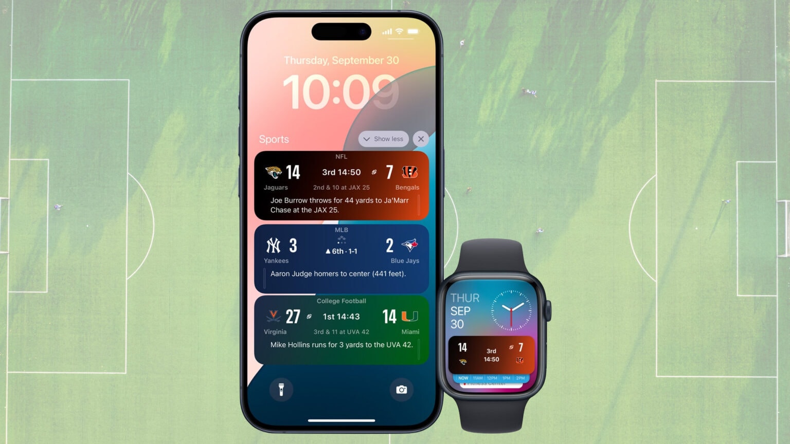 Apple Sports app brings scores to your iPhone Lock Screen