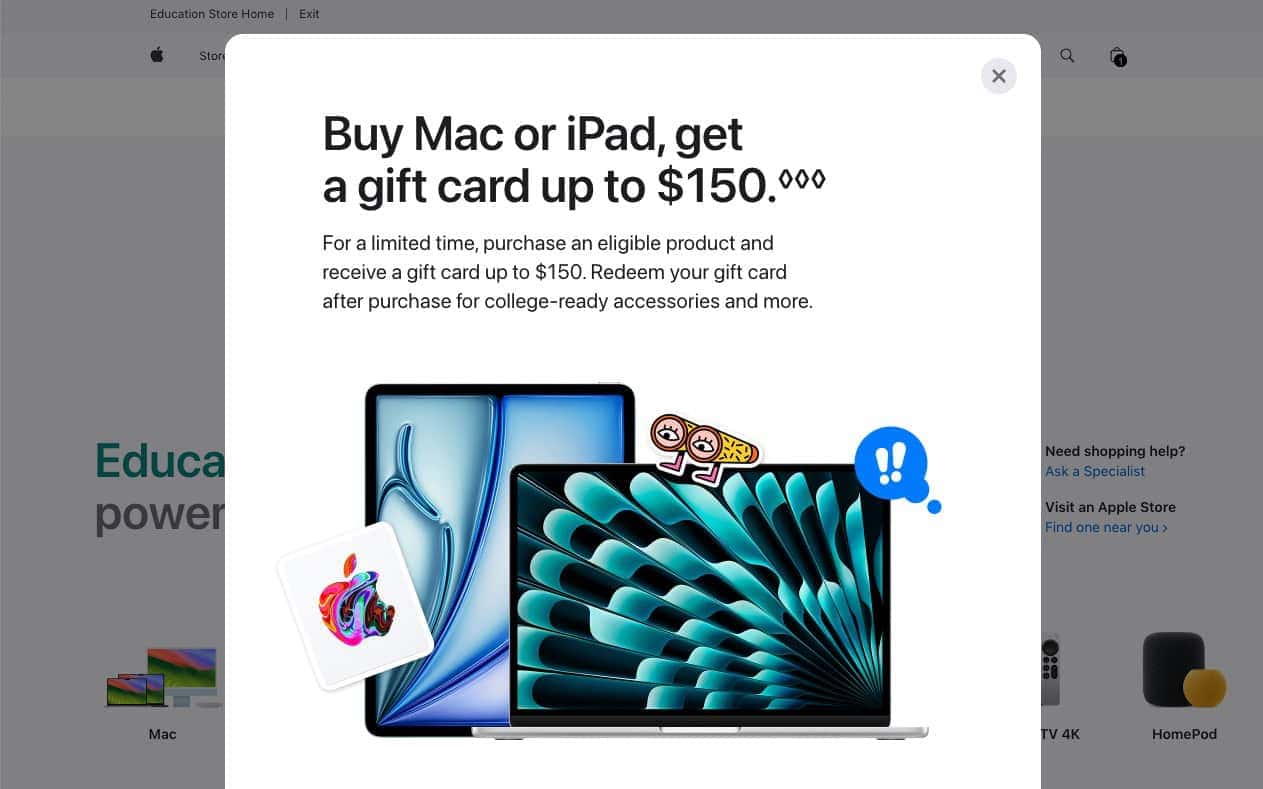 Apple Back to School promotion ends soon