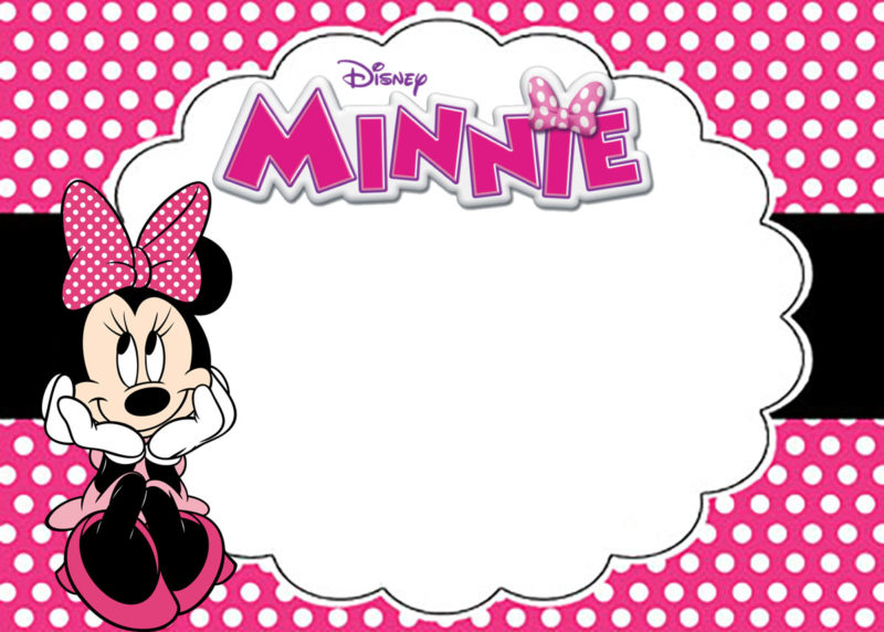 Printable Minnie Mouse Birthday Card