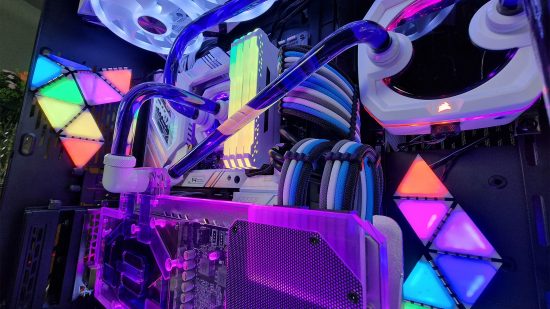 PC with loads of RGB lighting