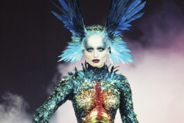 Thierry Mugler's Art. La Chimère dress. Detail. Lifestyle Asia.