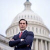 Brandon Gill, R-Texas, on the Capitol Steps, prior to his swearing in as a freshman member of Congress