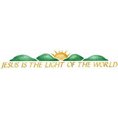 Jesus is the Light of the World Stencil