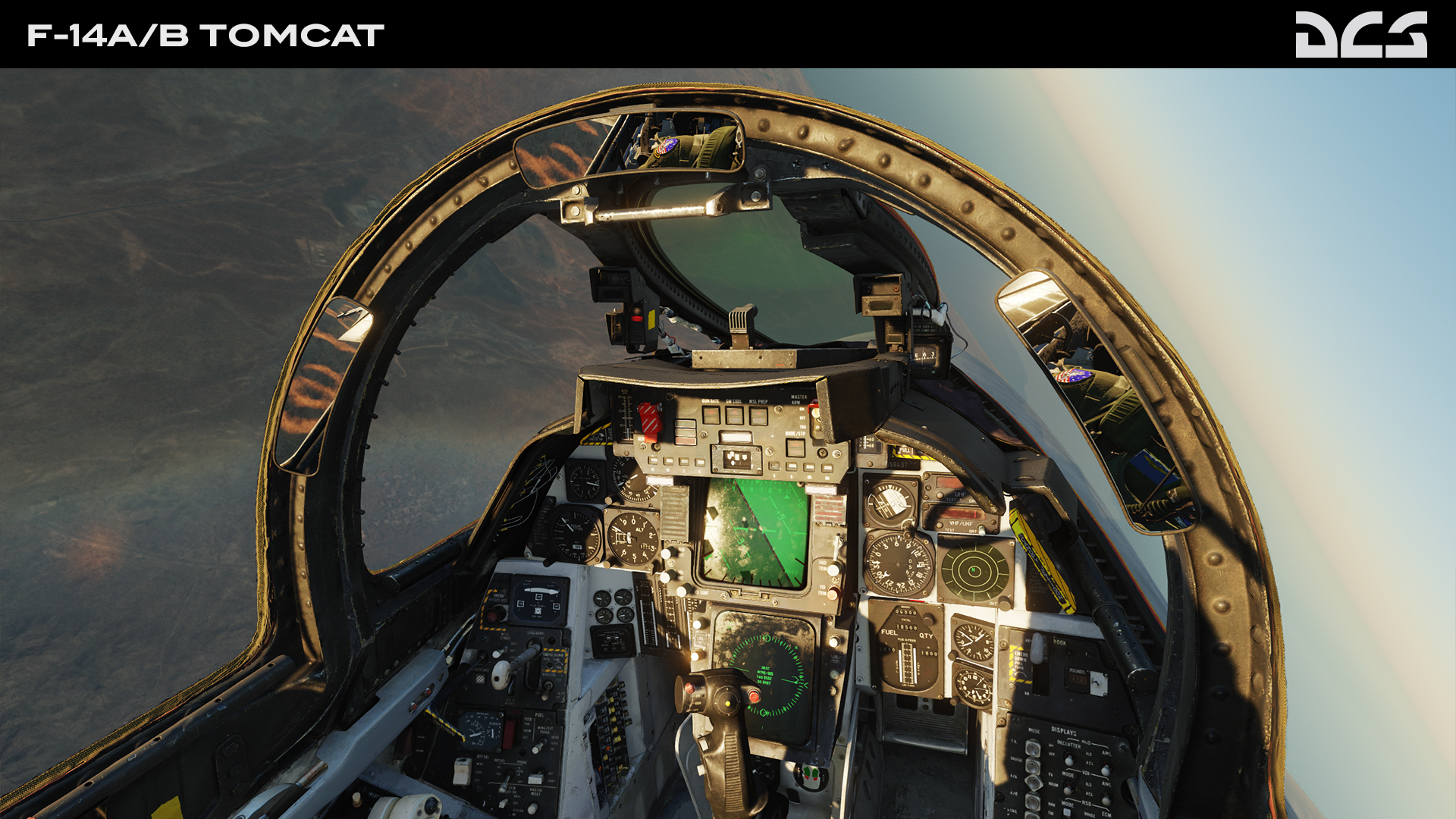 F 14 Rear Cockpit