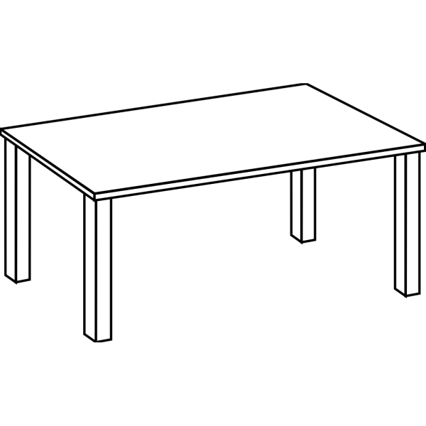 Table Line Art Clip art