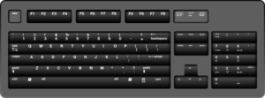 Pc Black Keyboard PNG Clip art