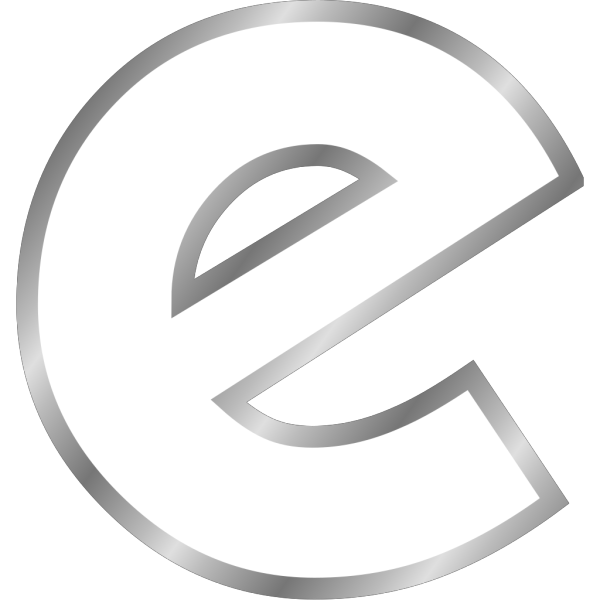 Cyrillic Letter E PNG Clip art