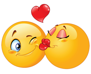 Kiss Smiley PNG Pic PNG Clip art