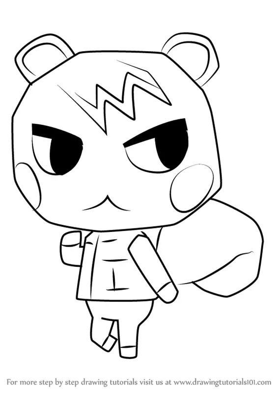 80 Animal Crossing Coloring Pages Marshall Best