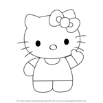 How to draw Hello Kitty