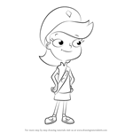 How to Draw Adyson Sweetwater from Phineas and Ferb