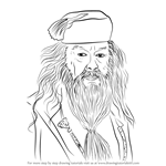 How to Draw Albus Dumbledore from Harry Potter