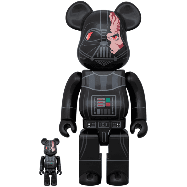 BE@RBRICK DARTH VADER™ DAMAGE Ver. (OBI-WAN KENOBI Ver.) 100％ & 400％