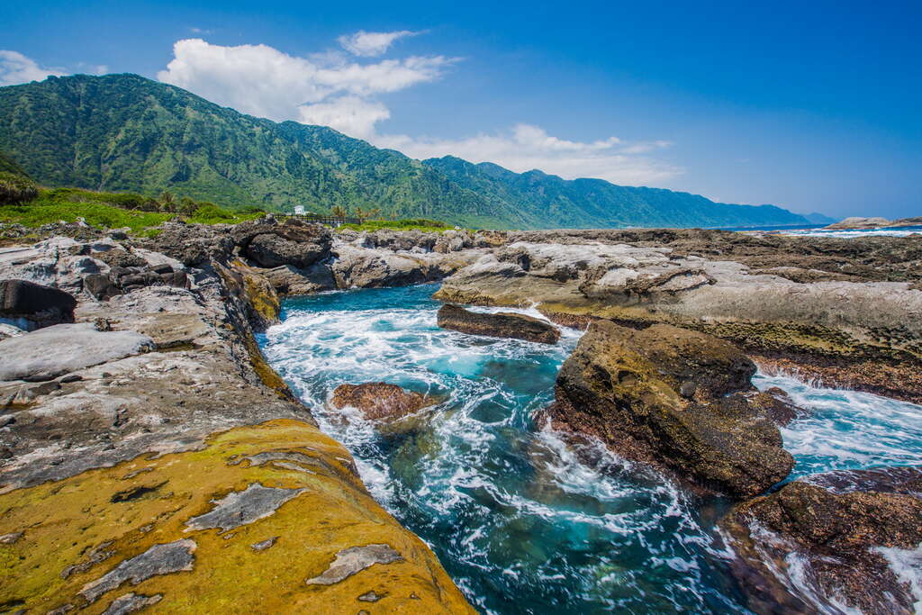 石梯坪的海蝕地形