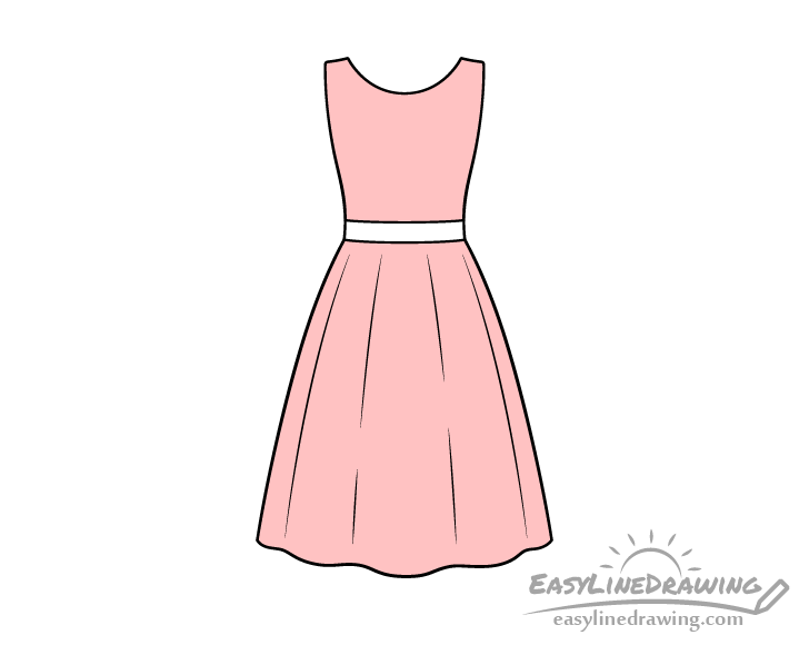 Dress drawing