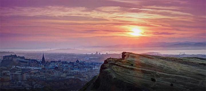 Edinburgh city view