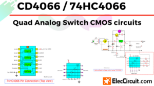 CD4066 / 74HC4066 Quad Analog Switch CMOS circuits