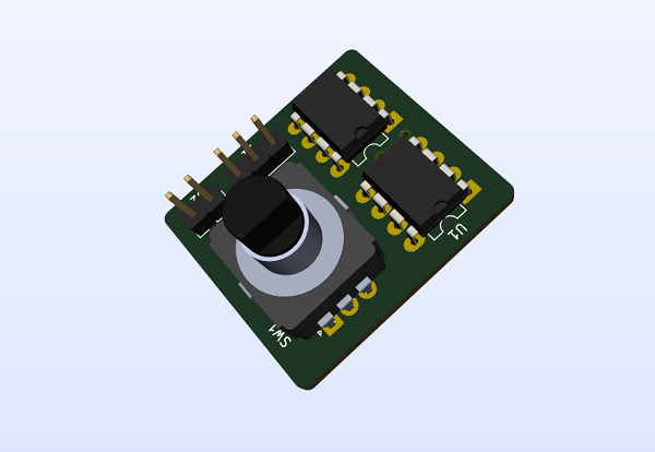 MCP4141 based digital potentiometer