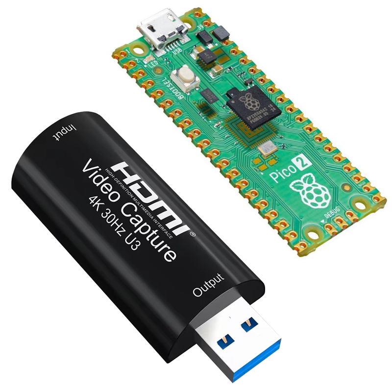 The MS2130 Mini, featuring the Raspberry Pi Pico 2’s HSTX interface, is an HDMI to USB 3.0 4K video capture card that supports 1080p 60fps for live streaming and recording.