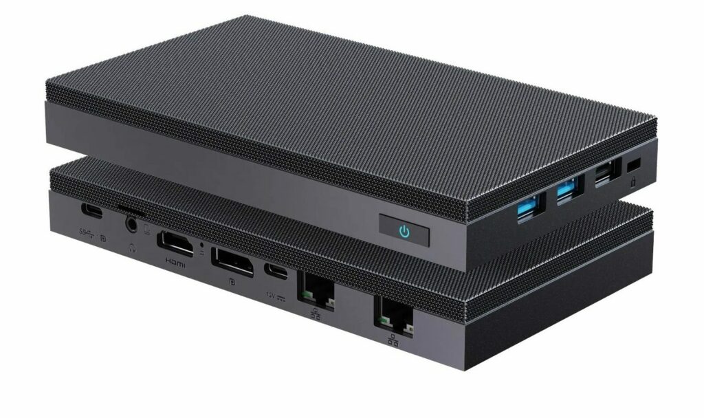 MeLE QuieterDL N100 Fanless Mini PC with Intel Alder Lake N100, 2.5GbE, Triple Display