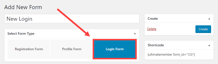 WordPress User Registration Page