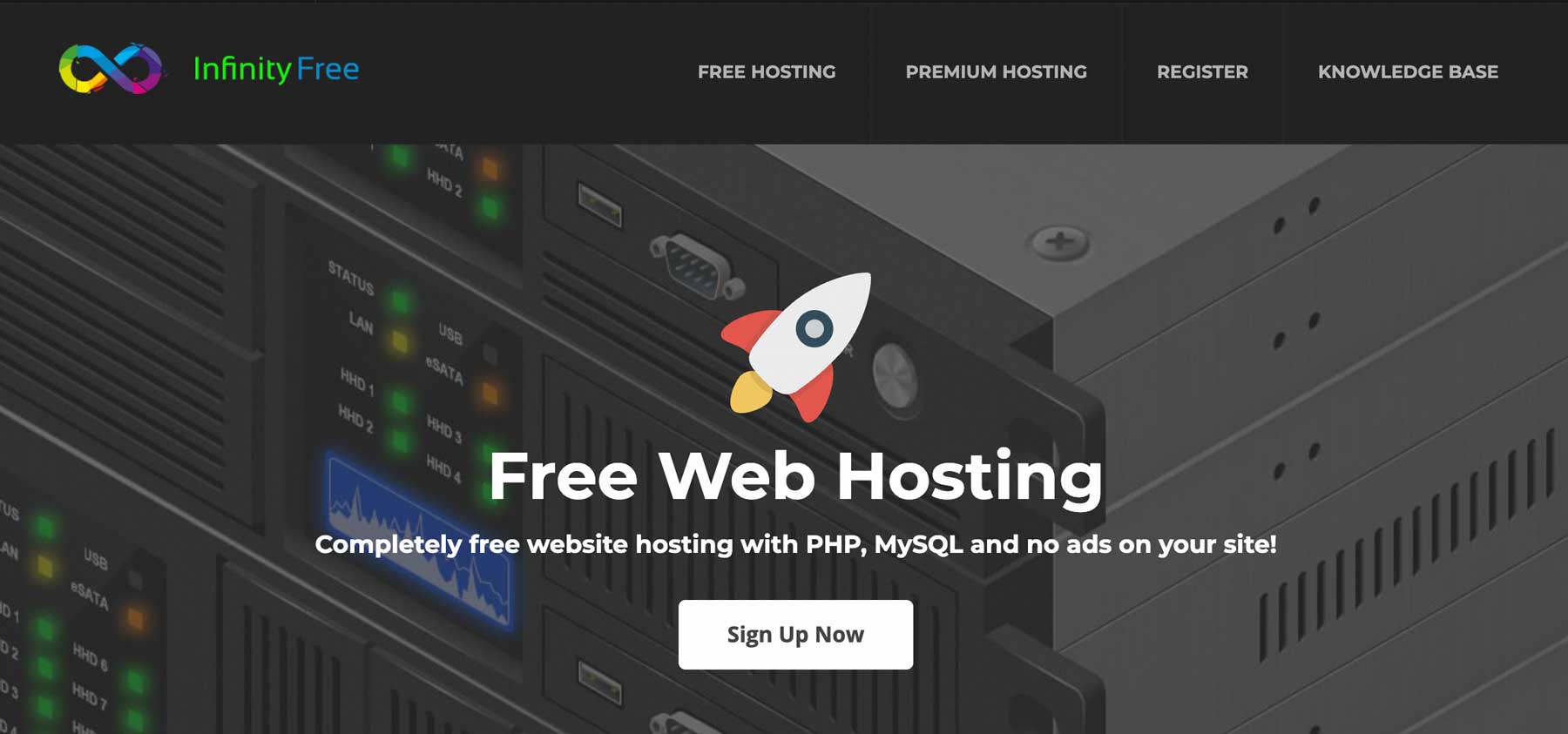 InfinityFree WordPress hosting