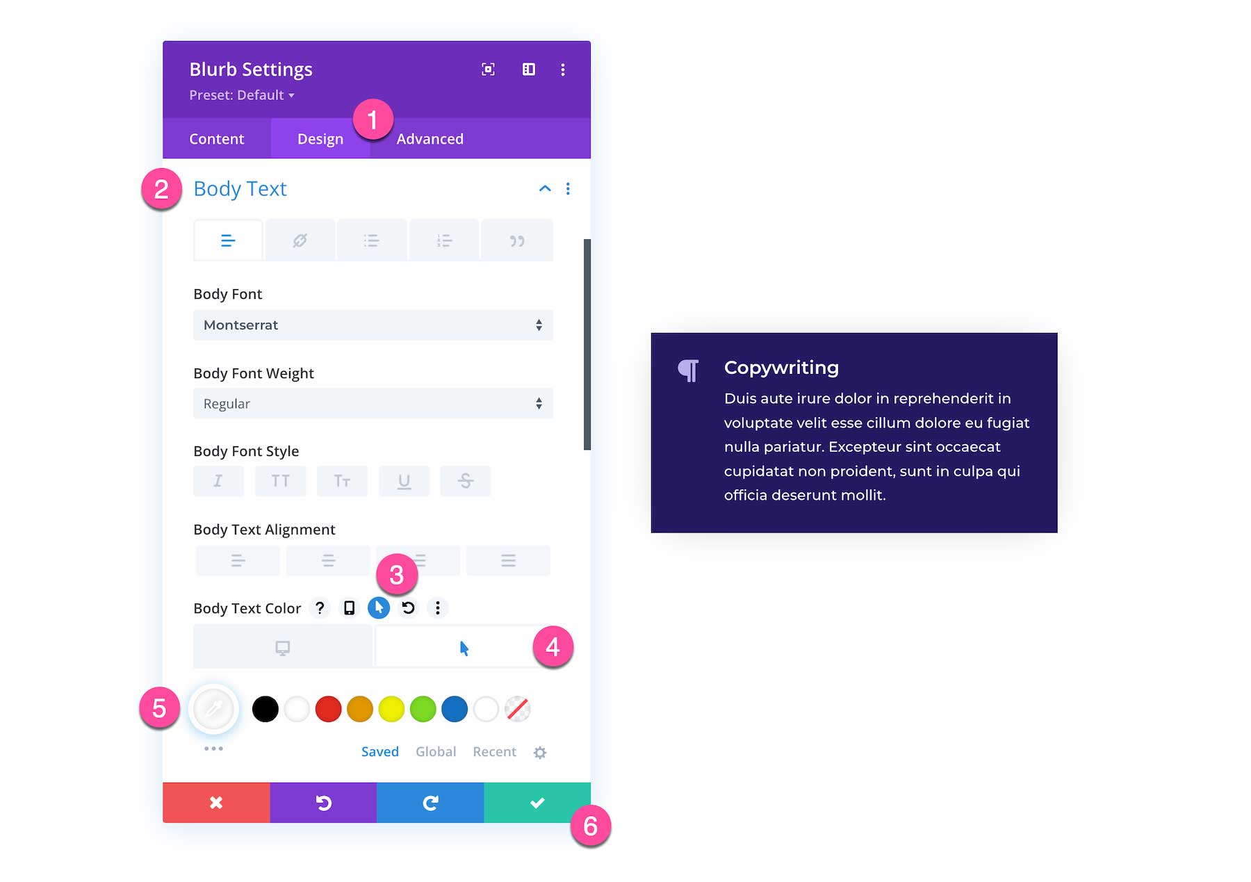 Divi Hover Options