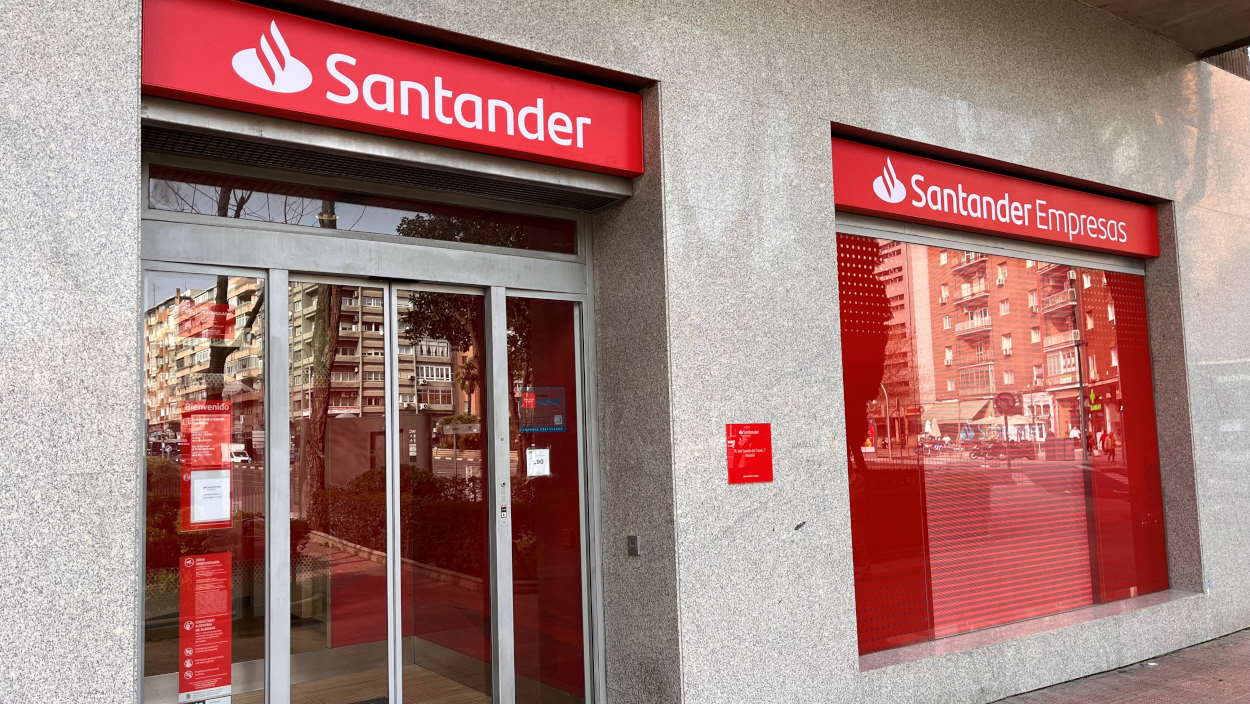 Una oficina de Santander Empresas