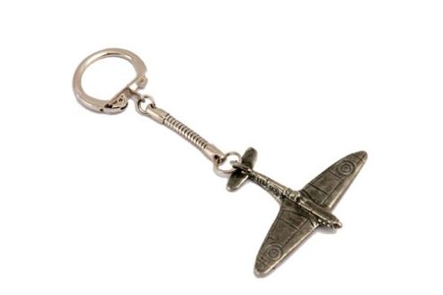 Battle of Britain Spitfire Plane keyring