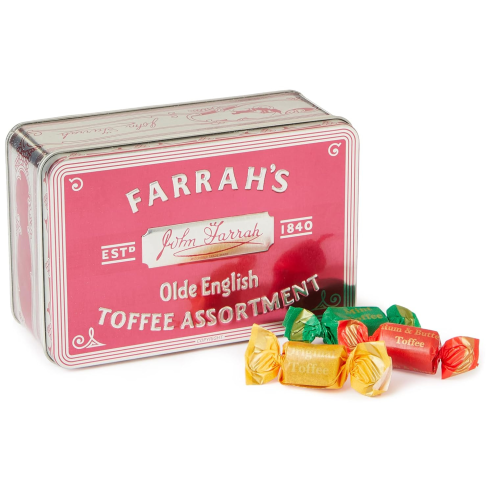 Farrah's Olde English Toffee Tin