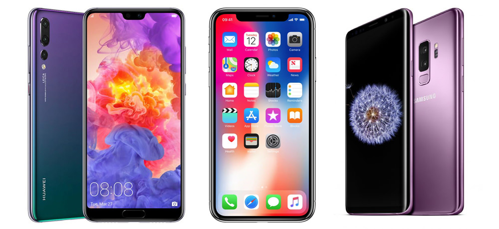 Iphone xs vs samsung s9 vs huawei p20 pro