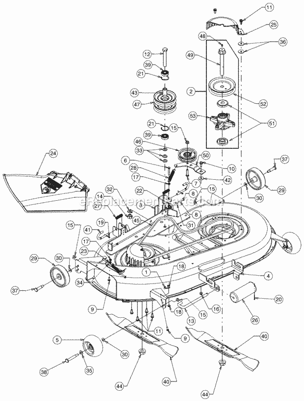 [DIAGRAM] Cub Cadet Mower Deck Parts Diagram - MYDIAGRAM.ONLINE