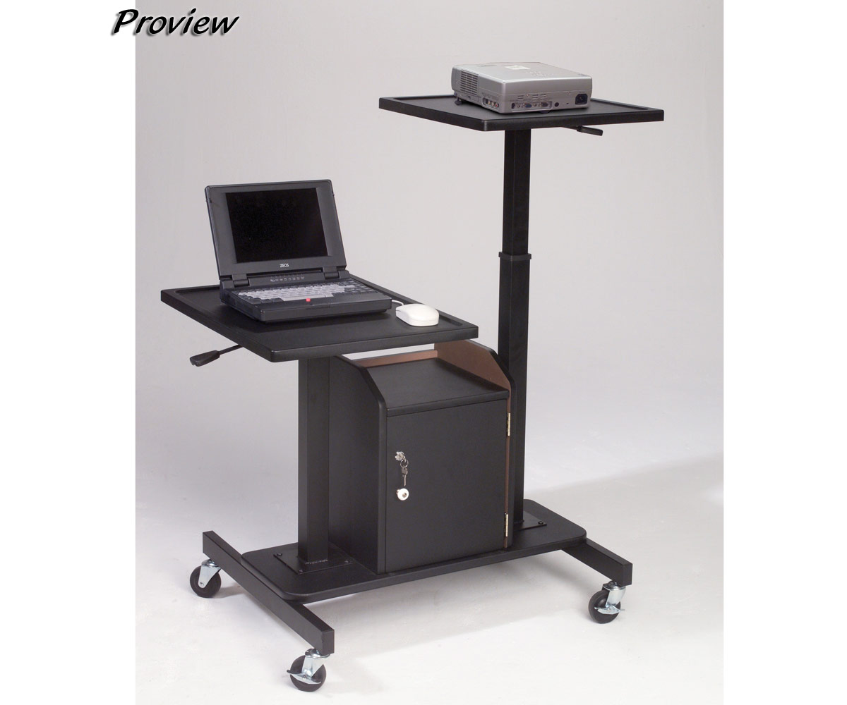 Balt 82692 Proview Height Adjustable Audio Video AV Cart