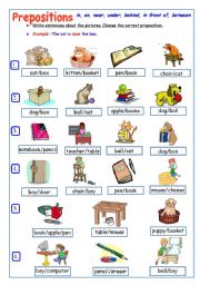 Prepositions of Place