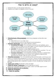 essay writing esl worksheet by paola papasso