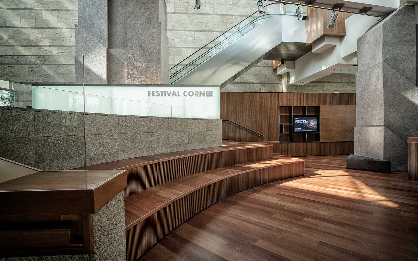 Image of Festival Corner at Esplanade.