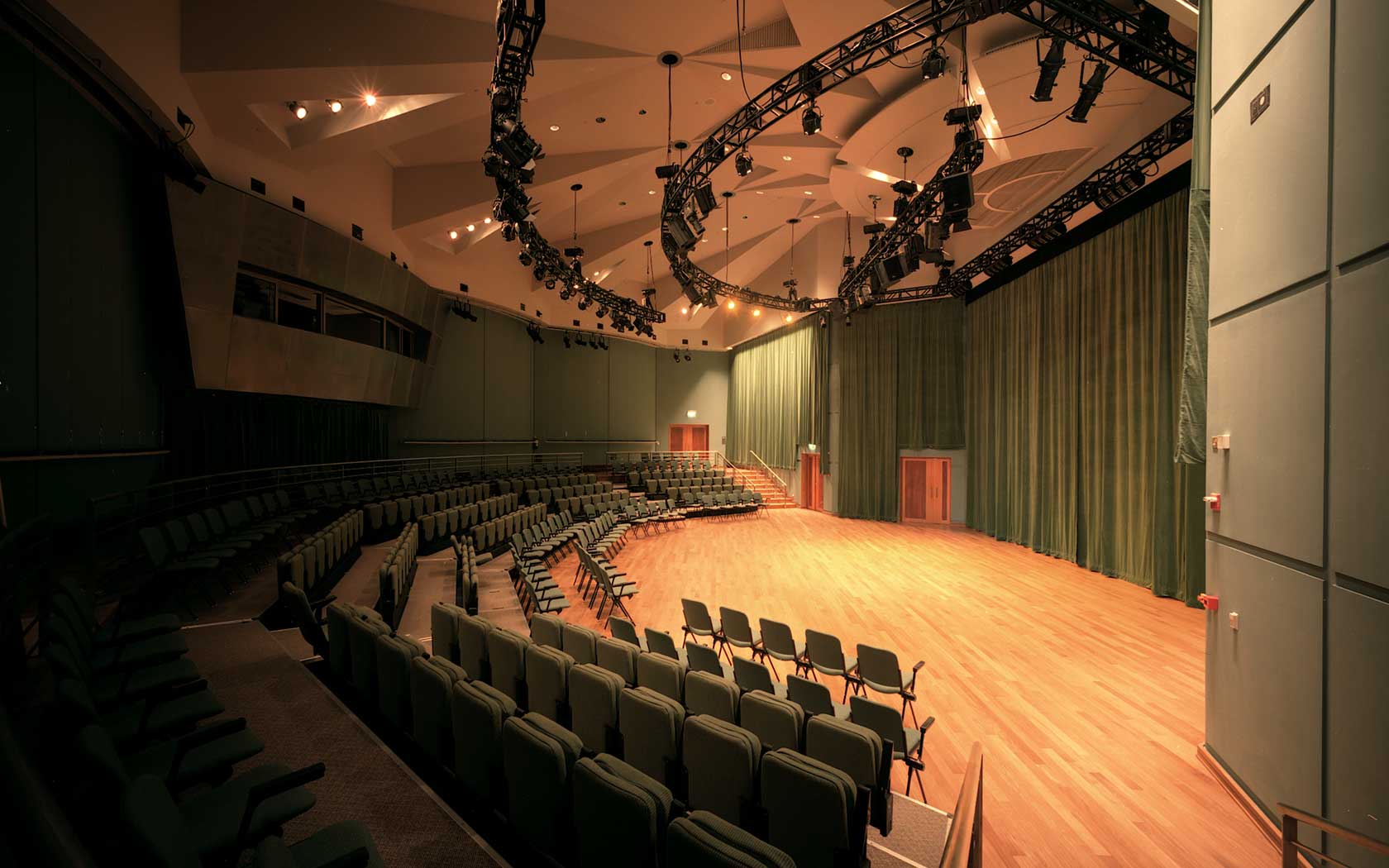 Interior of Esplanade Recital Studio