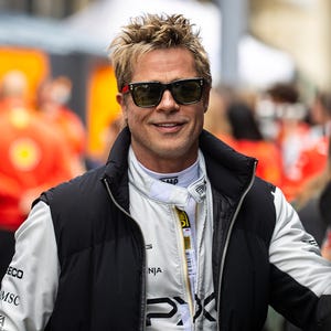 brad pitt formula one british grand prix