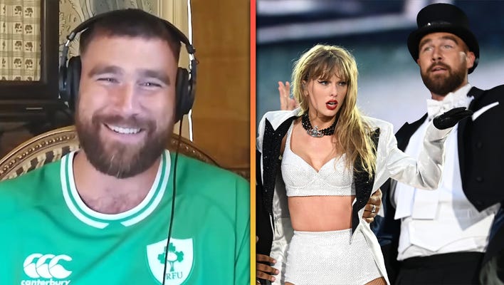 Travis Kelce Reveals the 'One Thing' He Told Himself Not to Do On Stage With Taylor Swift