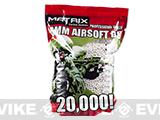 Matrix Match Grade 6mm Airsoft BB Bulk Buy Bag (Weight: .20g / 20000 Rounds / White)