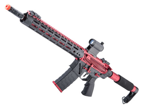 APS Ghost Patrol Red Phantom eSilverEdge M4 Airsoft AEG Rifle w/ SDU2.0 ECU Chip (Model: 400 FPS)