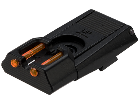 AW Custom HX Adjustable Rear Sight with Fiber Optic Inserts