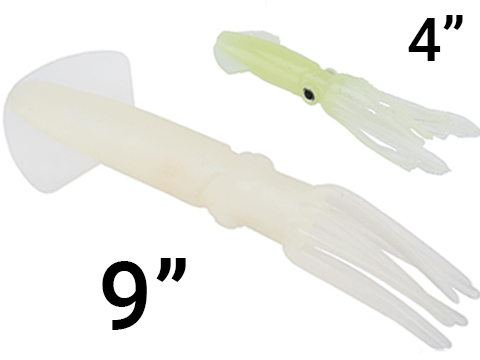 Battle Angler Tracer Soft Squid Lures (Size: 4 / 4 Pack)