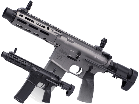 EMG Daniel Defense Licensed DDM4 PDW Airsoft AEG Rifle w/ CYMA Platinum Gearbox (Color: Black / 350 FPS / Gun Only)