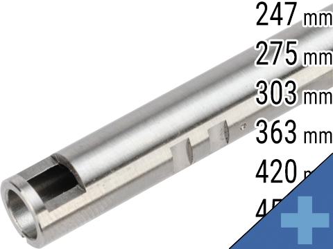 Lambda Five Precision Stainless Steel 6.05mm Tight Bore Inner Barrel for Tokyo Marui Spec AEGs 